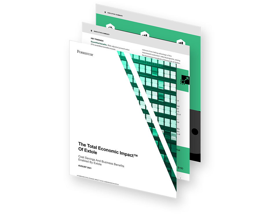 Cover of Forrester Total Economic Impact™ Study of Extole